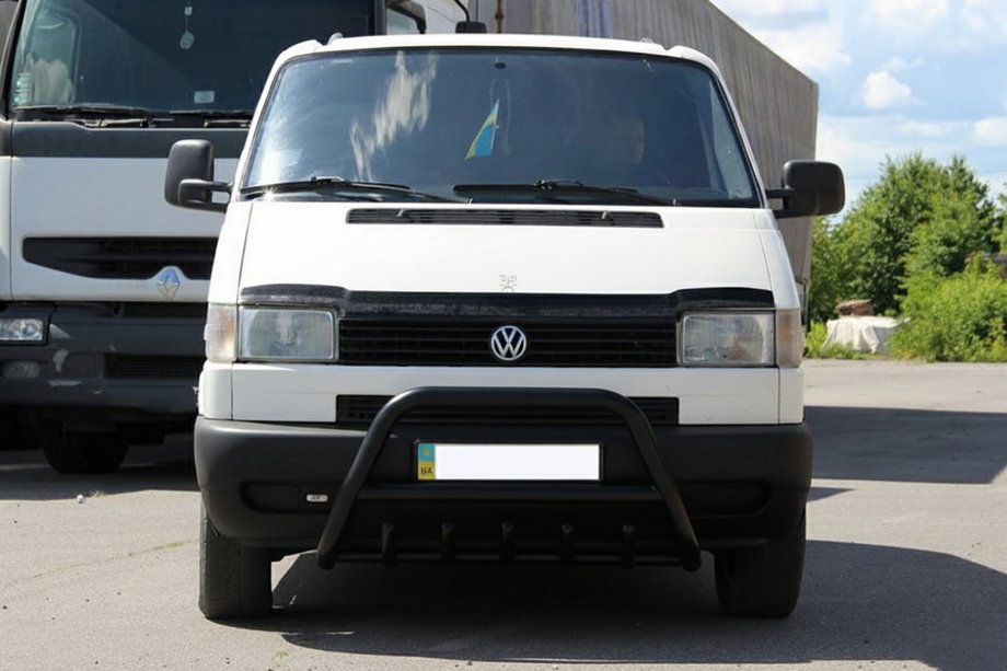Volkswagen T4 Transporter 1990-2003 Frontschutzbügel WT003 Schwarz (Edelstahl) Foto 2