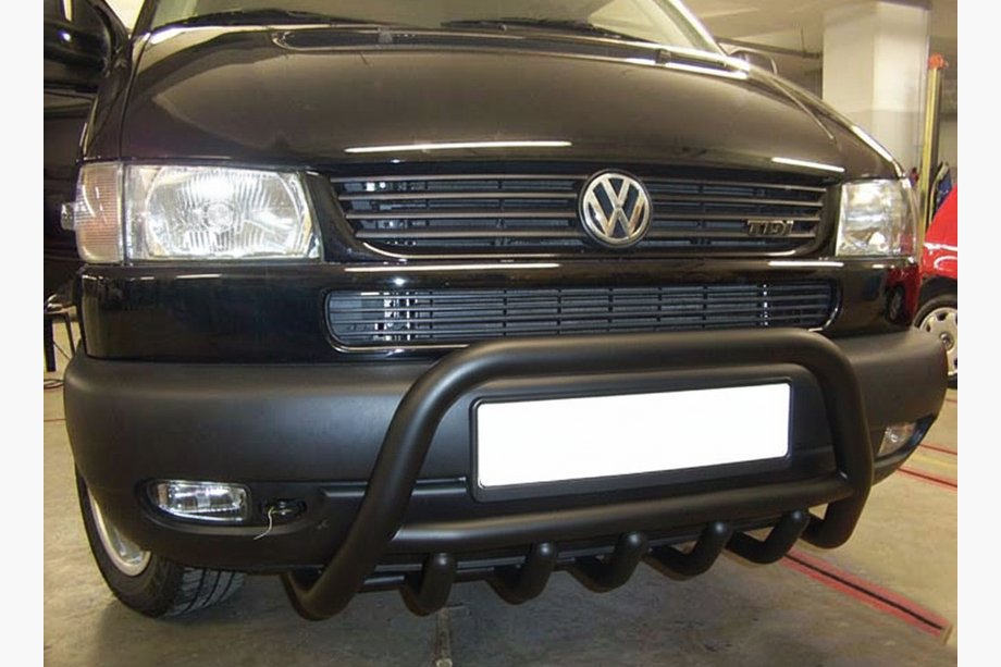 Volkswagen T4 Transporter 1990-2003 Frontschutzbügel WT003 Schwarz (Edelstahl) Foto 7