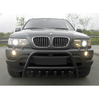 Frontbügel WT003 Schwarz Edelstahl BMW X5 E53 1999–2006 Foto 2
