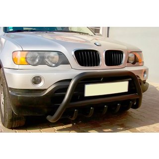 Frontbügel WT003 Schwarz Edelstahl BMW X5 E53 1999–2006 Foto 1