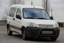 Citroen Berlingo 1996-2008 Frontbügel WT003 Schwarz Edelstahl Foto 1
