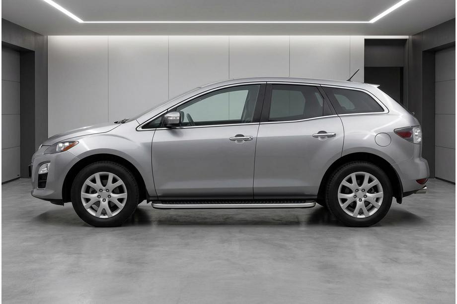 Mazda CX-7 2006-2012 Seitenschweller Tayga Grey (2 Stk., Aluminium) Image