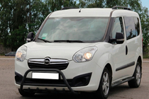 Opel Combo 2012-2018 Frontbügel WT003 Schwarz Edelstahl Foto 1