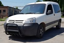 Peugeot Partner 1996-2008 Frontbügel WT003 Schwarz Edelstahl Foto 1
