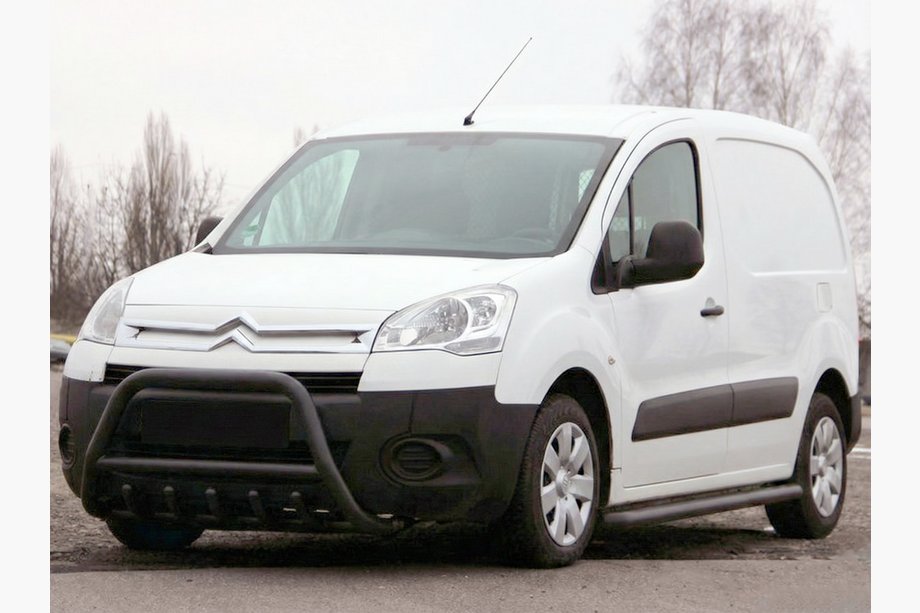Peugeot Partner Tepee 2008-2018 Frontbügel WT003 Schwarz Edelstahl Image