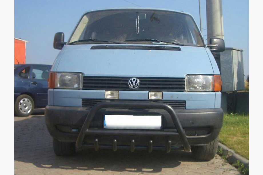 Volkswagen T4 Caravelle/Multivan 1990–2003 Frontbügel WT003 Schwarz Edelstahl Foto 1