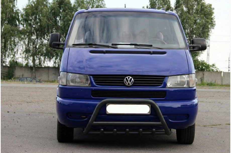 Volkswagen T4 Caravelle/Multivan 1990–2003 Frontbügel WT003 Schwarz Edelstahl Foto 5