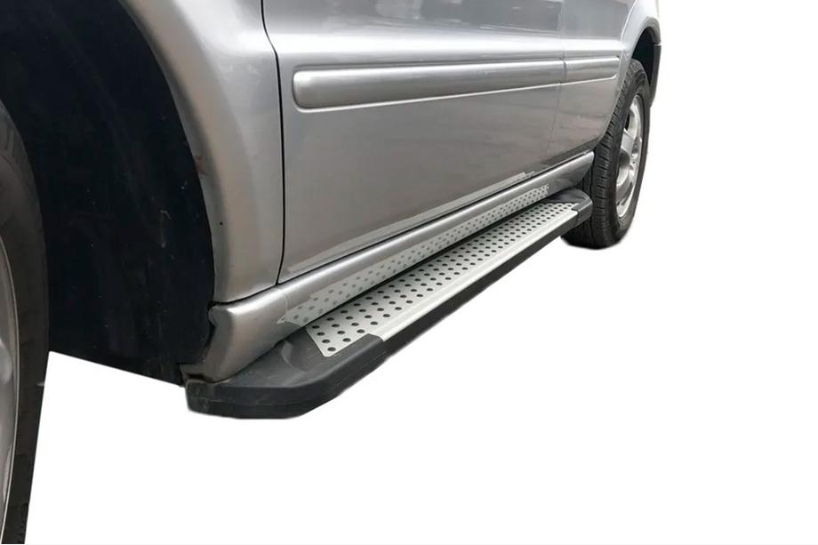 Mercedes ML W163 1997-2005 Trittbretter Allmond Grey (2 Stk., Aluminium) Foto 1