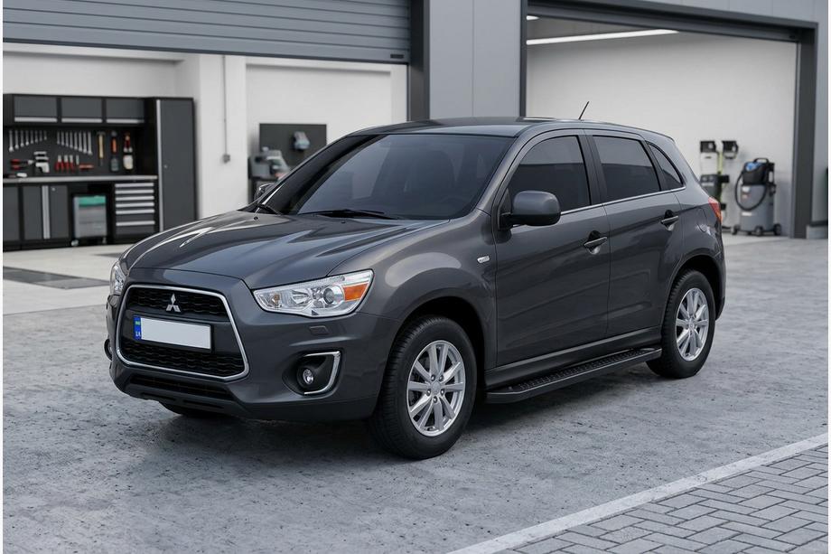 Mitsubishi ASX 2010-2023 Trittbretter Allmond Black (2 Stk., Aluminium) Image