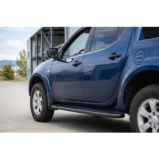 Seitenschweller Bosphorus Black (2 Stk., Aluminium) Mitsubishi L200 2006-2015 Foto 1
