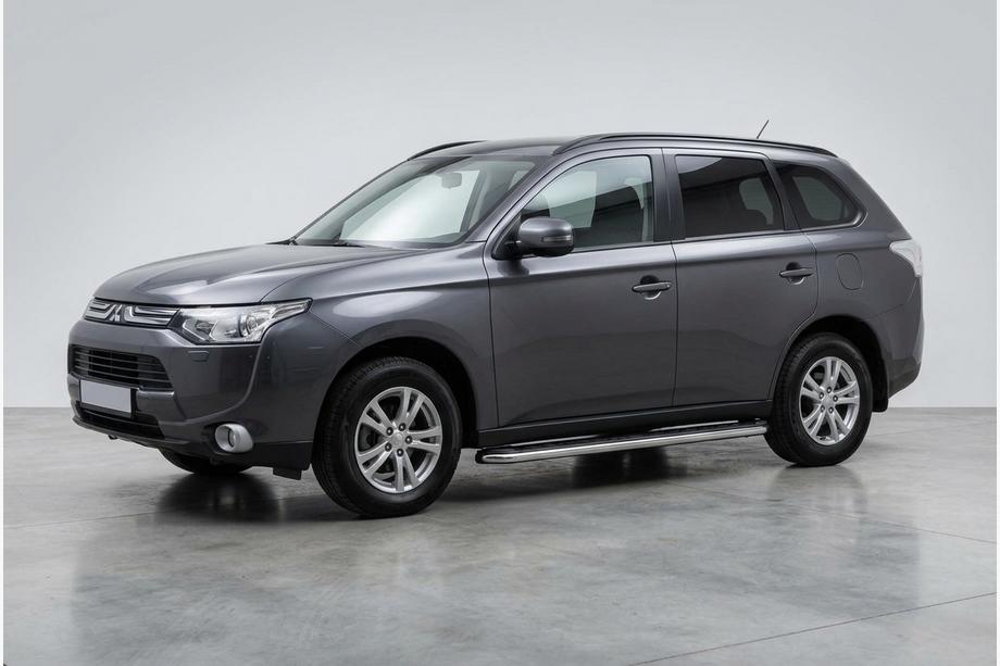 Mitsubishi Outlander 2012-2021 Trittbretter Maydos V1 (2 Stk., Aluminium & Edelstahl) Image