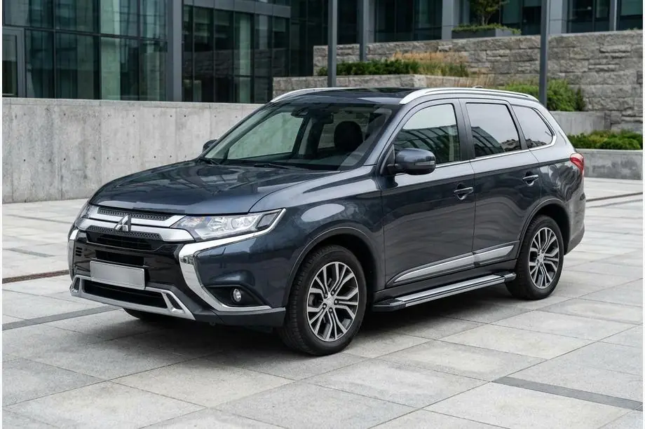 Mitsubishi Outlander 2012-2021 Trittbretter Rainbow (2 Stk., Aluminium) Image