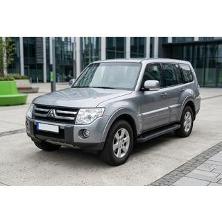 Trittbretter Allmond Black (2 Stk., Aluminium) Mitsubishi Pajero Wagon IV 2006-2021 Foto 1