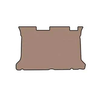 Gummimatte für Kofferraum Carsuit (Beige)