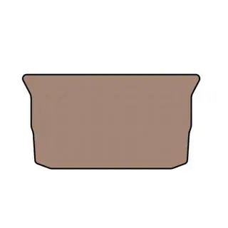 Gummimatte für Kofferraum Carsuit (Schrägheck, 5-türig, beige)
