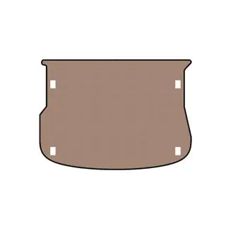 Gummimatte für Kofferraum Carsuit (Beige) Foto 1