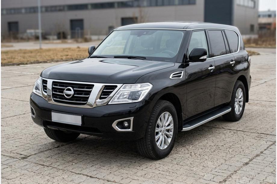 Nissan Patrol Y62 2010-2024 Seitenschweller Tayga Grey (2 Stk., Aluminium) Foto 1