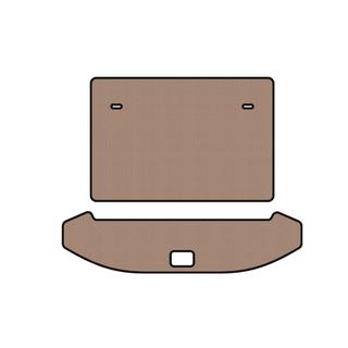 Gummimatte für Kofferraum Carsuit (3 Reihen, beige) Foto 1