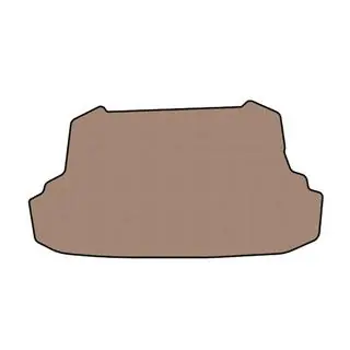 Gummimatte für Kofferraum Carsuit (mit Ausschnitt für Gasflasche, SD, beige)