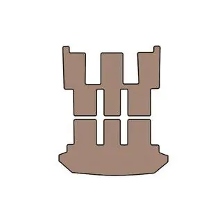 Gummimatte für Kofferraum Carsuit V2 (Beige) Foto 1