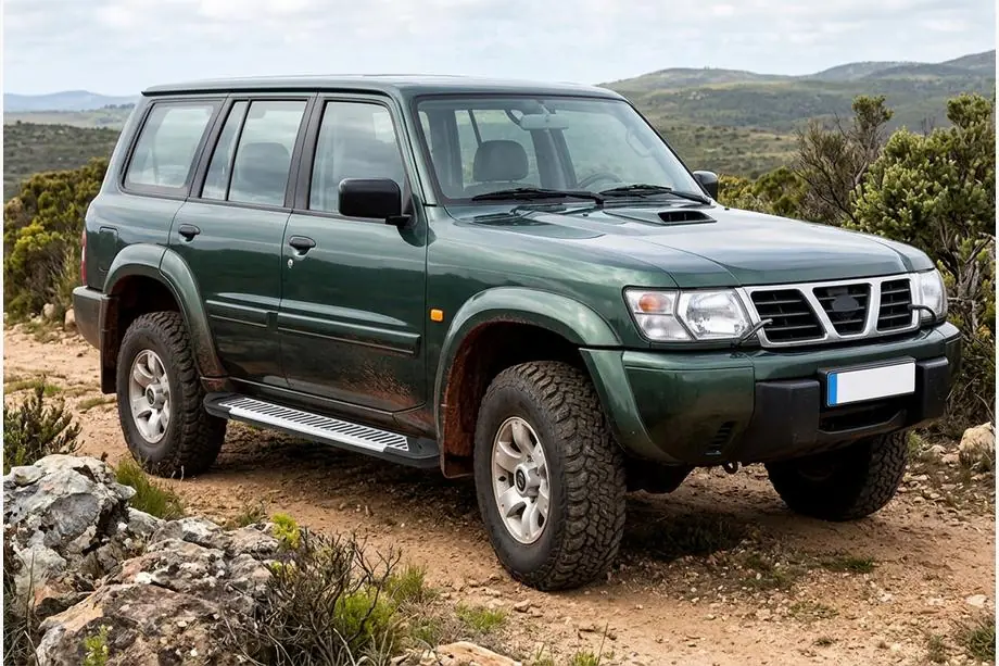Nissan Patrol Y61 1997-2011 Seitenschweller Line (2 Stk., Aluminium) Image