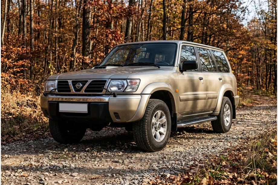 Nissan Patrol Y61 1997-2011 Trittbretter Maydos V1 (2 Stk., Aluminium & Edelstahl) Image