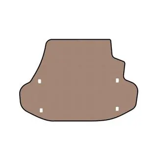 Gummimatte für Kofferraum Carsuit (Beige) Foto 1