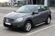 Nissan Qashqai 2007-2010 Seitenschweller Line (2 Stk., Aluminium) Foto 1
