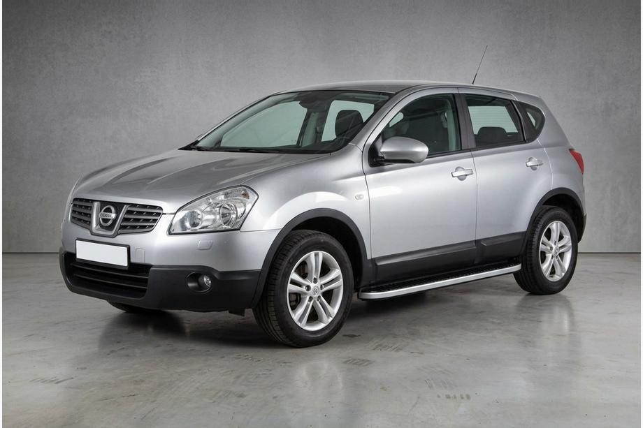 Nissan Qashqai 2007-2010 Seitenschweller Tayga Grey (2 Stk., Aluminium) Foto 1