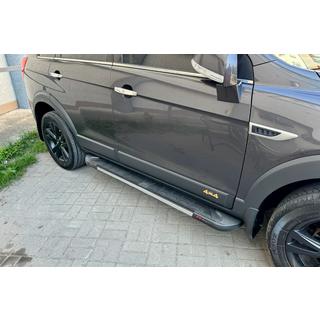 Seitenschweller RedLine V1 (2 Stk., Aluminium) Opel Antara 2006-2017 Foto 2