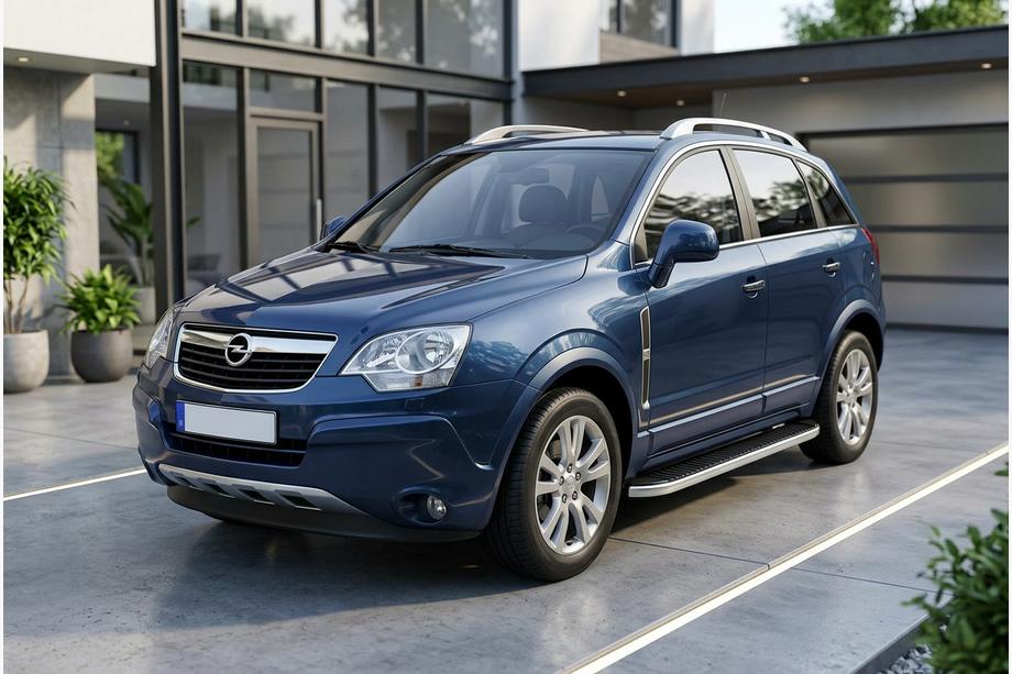 Opel Antara 2006-2017 Seitenschweller Tayga Grey (2 Stk., Aluminium) Image