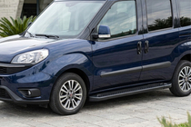 Opel Combo 2012-2018 Trittbretter Allmond Black (2 Stk., Aluminium) Foto 1