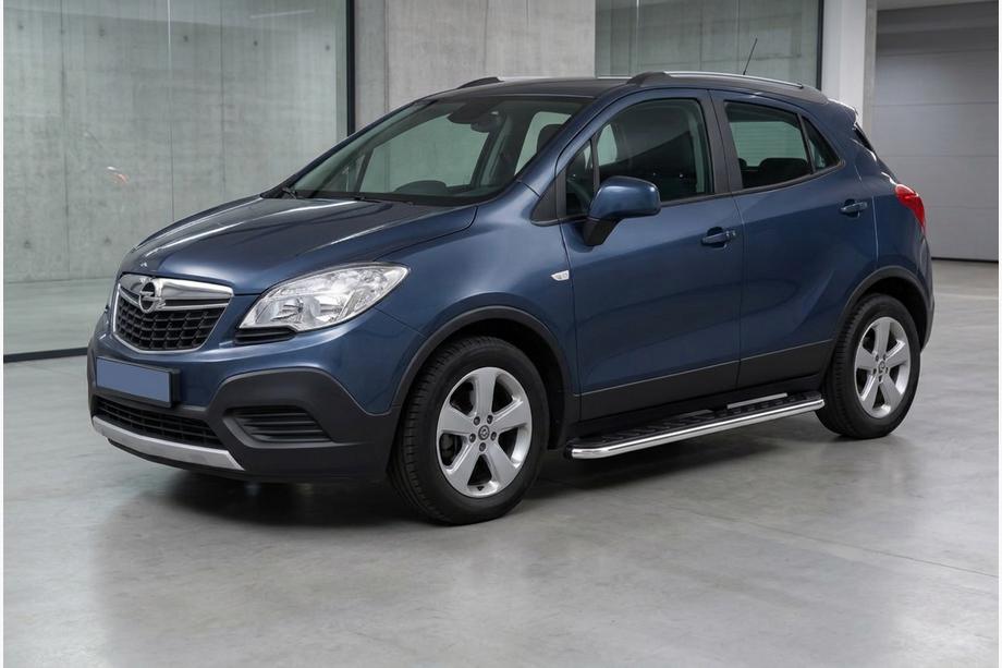 Opel Mokka 2012-2021 Trittbretter Maydos V1 (2 Stk., Aluminium & Edelstahl) Image