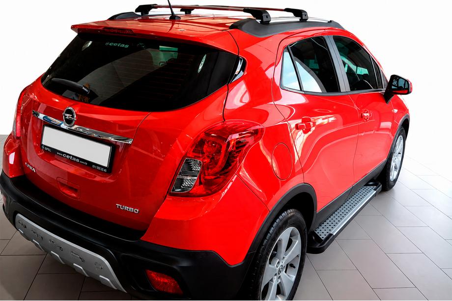 Opel Mokka 2012-2021 Trittbretter Allmond Grey (2 Stk., Aluminium) Image