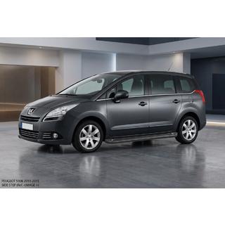 Trittbretter Allmond Black (2 Stk., Aluminium) Peugeot 5008 2009-2016 Foto 1
