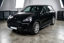 Porsche Cayenne 2010-2017 Seitenschweller Bosphorus Black (2 Stk., Aluminium) Foto 1