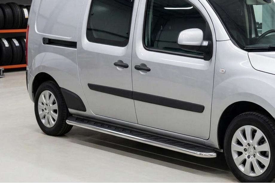 Renault Kangoo 2008–2020 Trittbretter Maydos V1 (2 Stk., Aluminium & Edelstahl) Langer Radstand Foto 1
