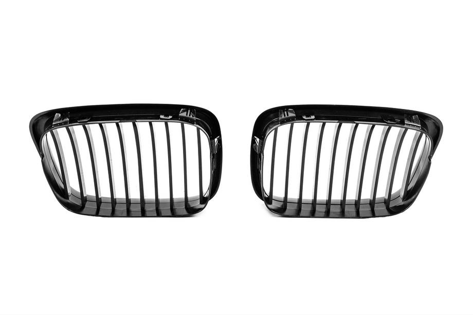 BMW 5 Series E39 1996-2003 Nieren 1-Bar (2000-2003, Schwarz Glanz) Foto 5