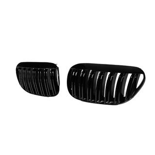 Nieren M-Look (Schwarz Glanz) BMW 6 Series E63/E64 2003-2010 Foto 3