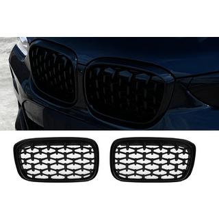 Nieren Diamond Black (2018-2021, schwarzer Rahmen) BMW X3 G01 2018- Foto 1