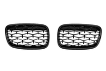 BMW X5 E70 2007-2013 Nieren Diamond Black (Schwarz Glanz) Foto 1