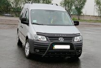 Volkswagen Caddy 2004-2010 Frontbügel WT004 Schwarz (Edelstahl) Foto 4