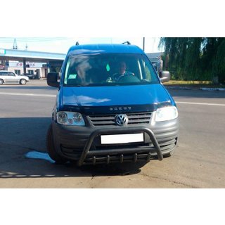 Frontbügel WT003 Schwarz Edelstahl Volkswagen Caddy 2004-2010 Foto 3