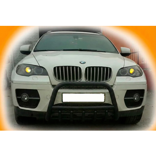 Frontbügel WT003 Schwarz Edelstahl BMW X6 E71 2008–2014 Foto 4