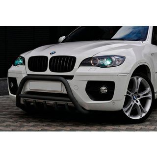 Frontbügel WT003 Schwarz Edelstahl BMW X6 E71 2008–2014 Foto 1