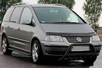 Volkswagen Sharan 1995-2010 Frontbügel WT004 Schwarz (Edelstahl) Foto 1