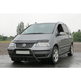 Frontbügel WT004 Schwarz (Edelstahl) Volkswagen Sharan 1995-2010 Foto 3