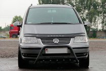 Volkswagen Sharan 2010-2023 Frontbügel WT004 Schwarz (Edelstahl) Foto 1