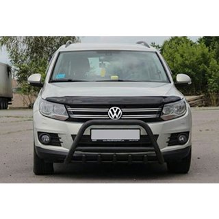 Frontbügel WT003 Schwarz Edelstahl Volkswagen Tiguan 2007-2016 Foto 4