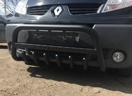 Renault Trafic 2001–2015 Frontbügel WT004 Schwarz (Edelstahl) Foto 6